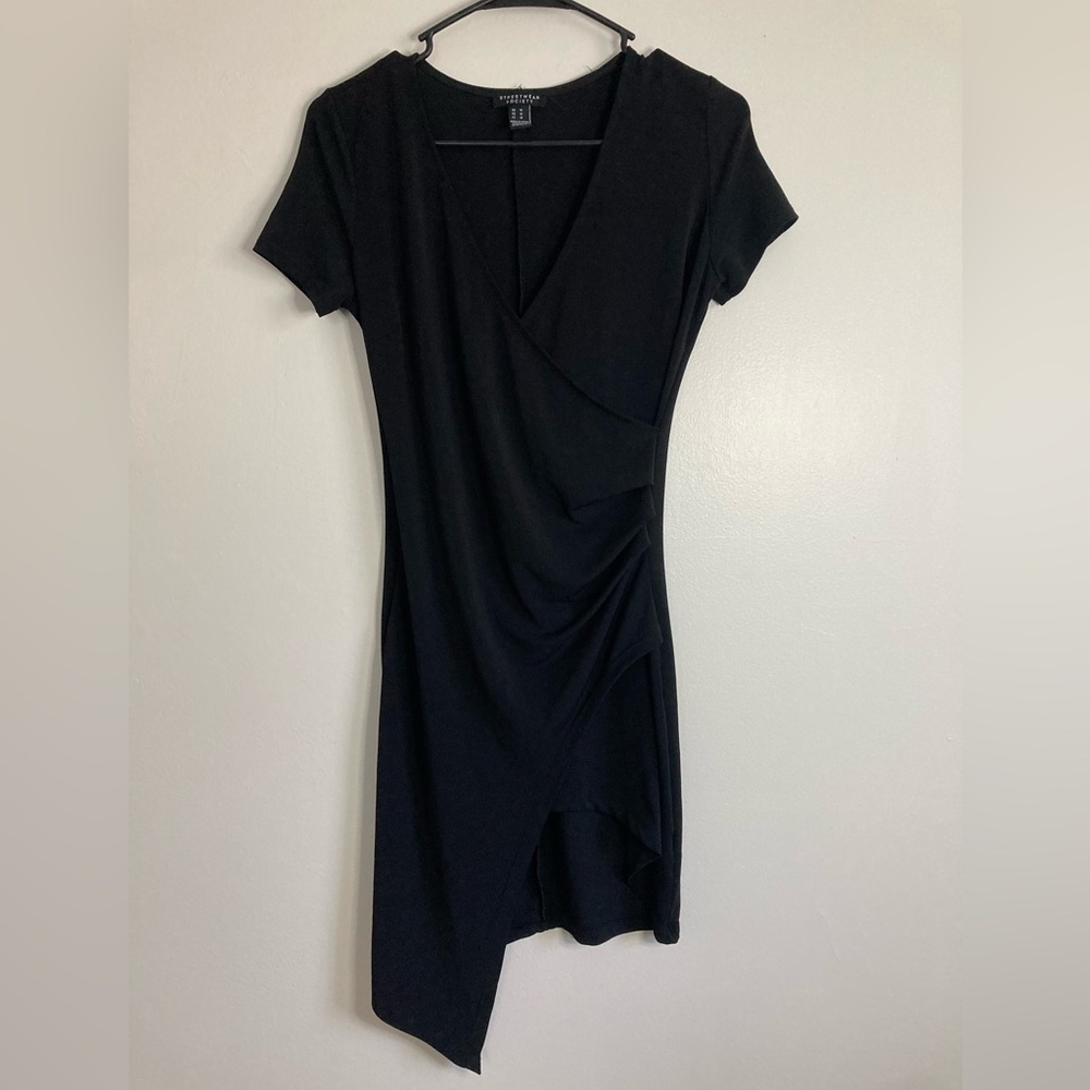 Streetwear Society Black Asymmetrical Dress